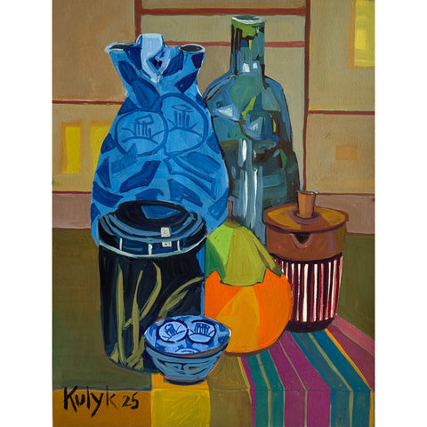 Karen Kulyk: "Morandi Still Life With Japanese Objects"