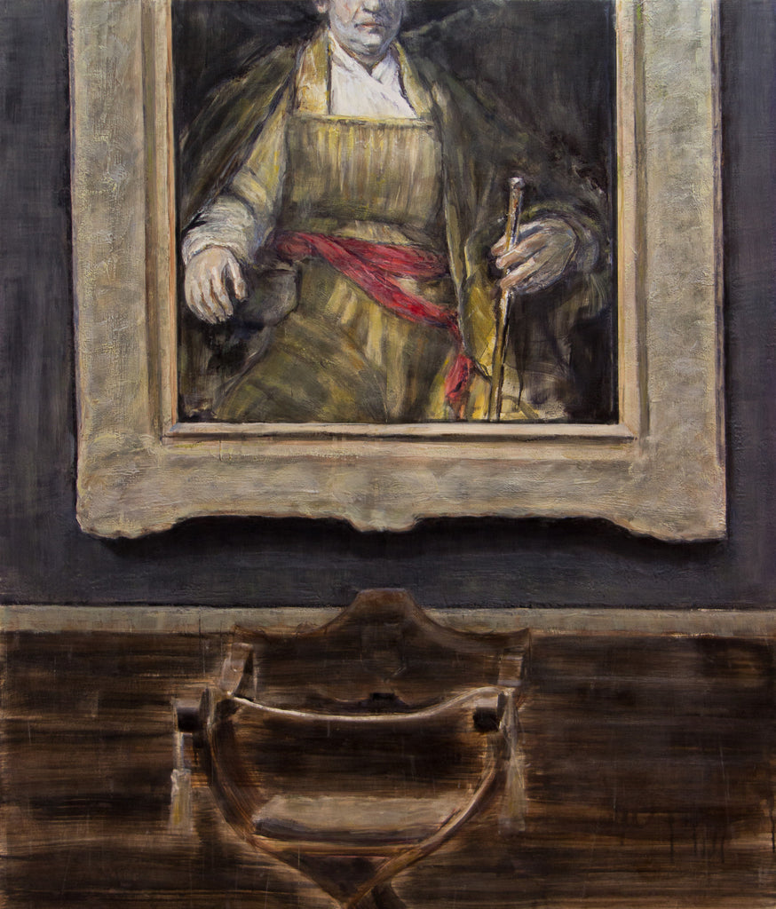 Neil McClelland is a Canadian artist, Encaustic on Panel 56 3/8" x 48"